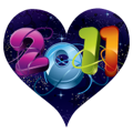 Happy 2011 Heart