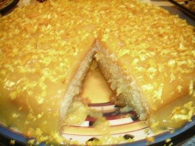 Portakal Aromalı Yaş Pasta