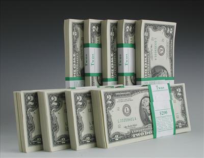 2 $USD bills