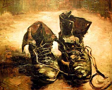 Painting of Old Shoes