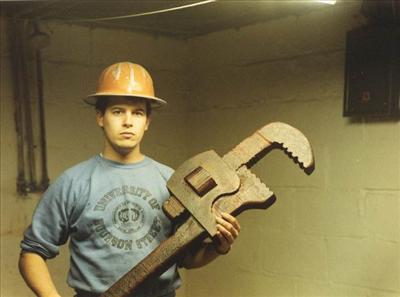 Guy With a Huge Wrench