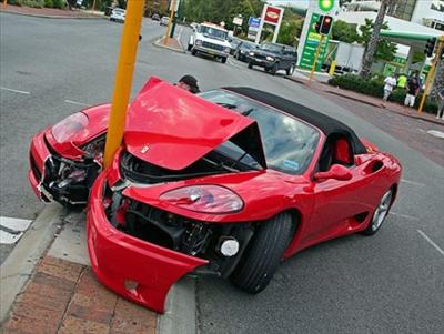 Broken Ferrari