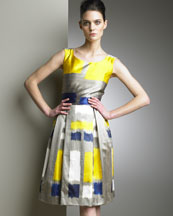 Oscar De La Renta Ikat Dress