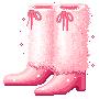 Pink boot