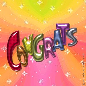 Congrats