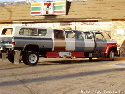 Makeshift limo