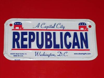 Republican Bike Tag