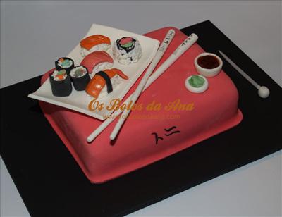 Bolo Prato de Sushi
