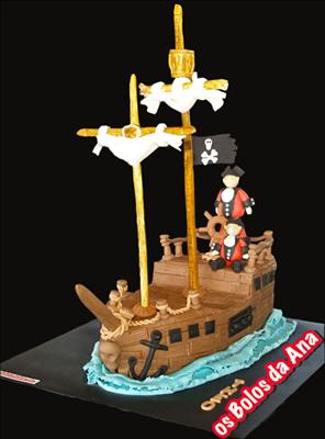 Bolo Barco de Piratas