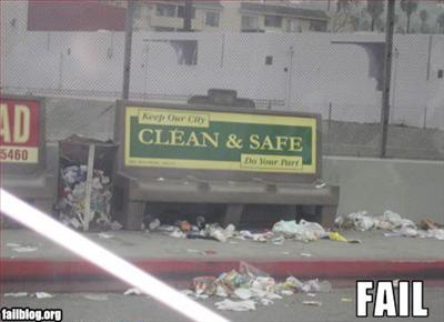 Clean Bench Area Fail