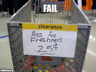 AirFreshener (label) Fail.