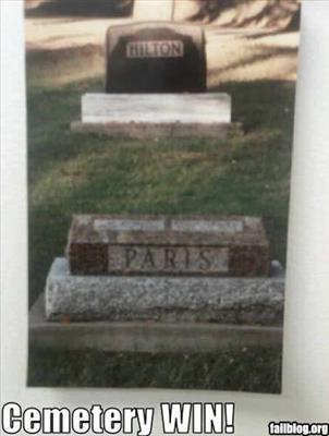 Cemetary...WIN!