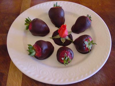 Chocolate dipped strawberries