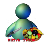 meyve yiyor
