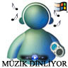 müzikk dinliyor