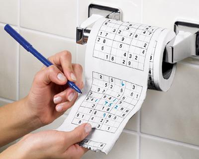 Sudoku toalet papir