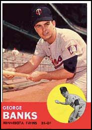 George Banks Baseball Card