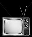old black and white tv