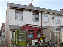 run down council house