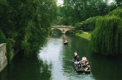 punting trip on the river Cam