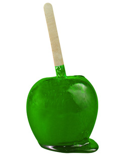 Apple with sugar