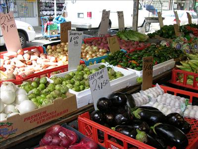 Shopping at the Italian Market