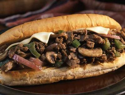 A Philly Cheesesteak - loaded!
