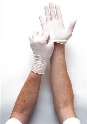 Put on gloves
