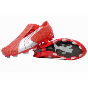 Red Puma Soccer Shoes
