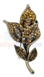 Ejoya Topaz Sümbül Broş 