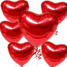red hearts