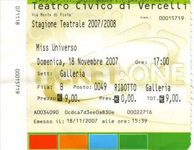 Biglietto per il cinema