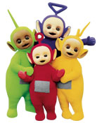 telly tubby hugs