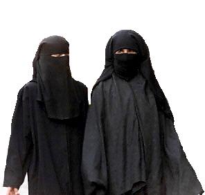 زوجة منقبة