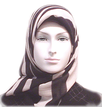 زوجة محجبة