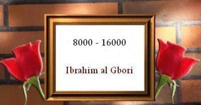 8,000 - 16,000