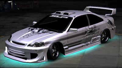 Metalik Beyaz Honda Civic