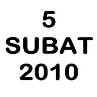 5 Şubat 2010 Cuma Günü