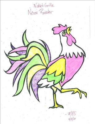 Neon Rooster