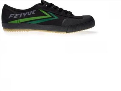 Toile noire, bandes vert / vert