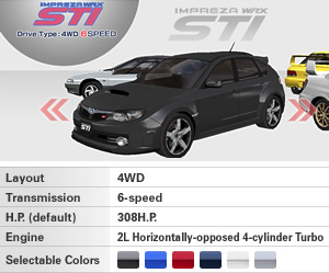 SUBARU IMPREZA WRX STI