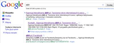 "naturalne" wyniki wyszukiwania