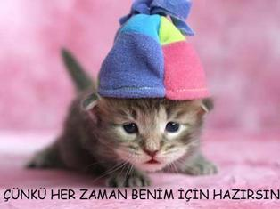 Çünkü her zaman benim için hazırsın...